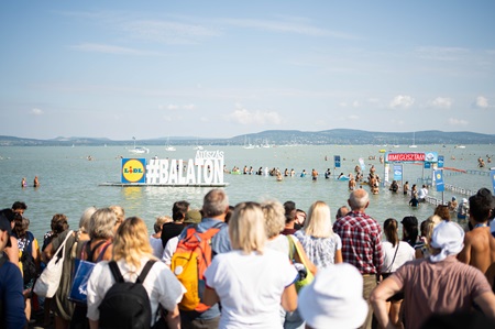 Balaton átúszás pillanatai