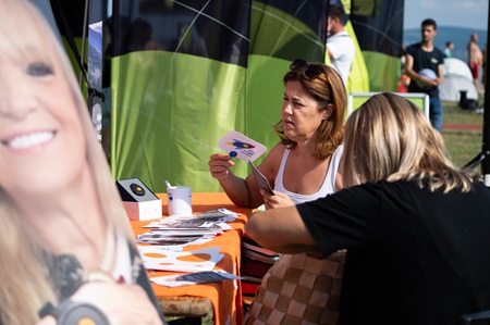 A Balaton átúszáson is volt lehetőség regisztrálni