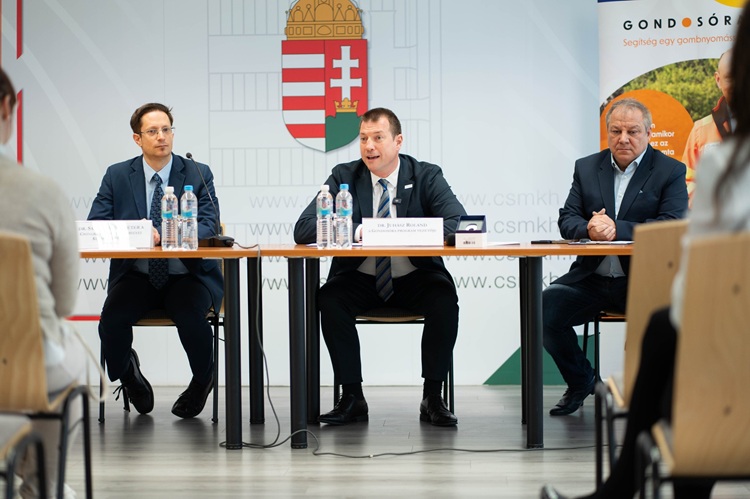 dr. Salgó László, Dr. Juhász Roland és Joó Géza