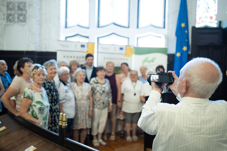 A résztvevők csoportképe