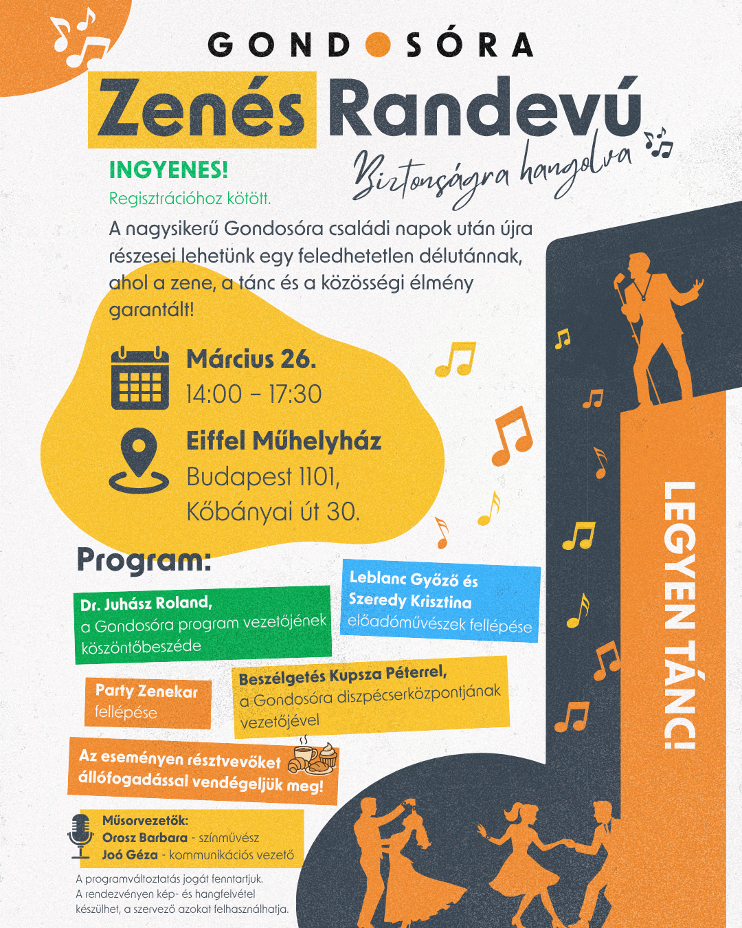 A rendezvény plakátja